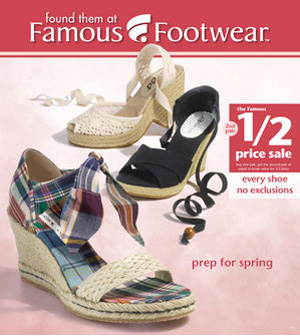 Famous Footwear Catalog